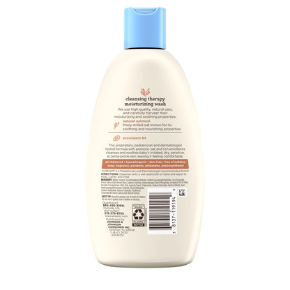 Infant Baby Cleansing Therapy Moisturizing Bath Body Wash, Oatmeal, 8 Fl Oz